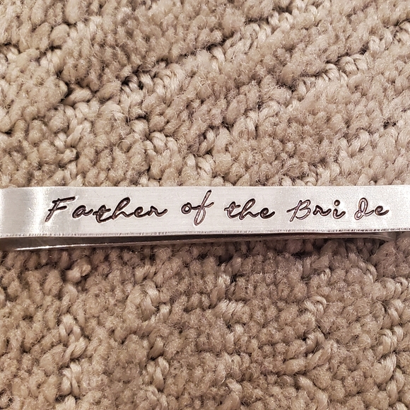 Father of the Bride Tie Clip - Picture 2 of 3